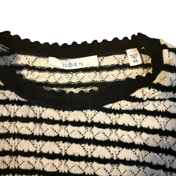 DÔEN Prudence Pointelle Sweater Size XS - Picture 4 of 5